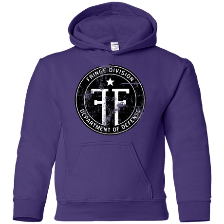 Sweatshirts Purple / YS Fringe Logo Vintage Youth Hoodie