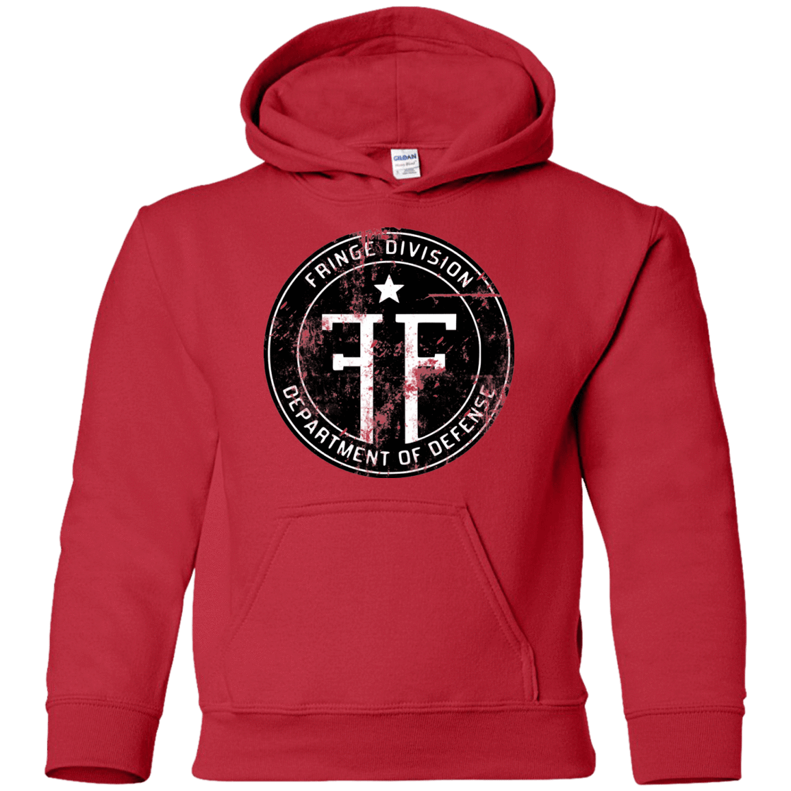 Sweatshirts Red / YS Fringe Logo Vintage Youth Hoodie