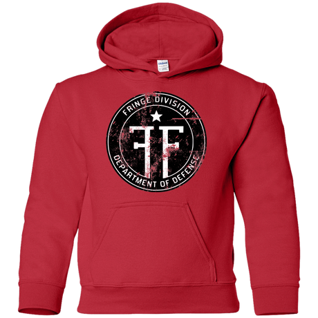 Sweatshirts Red / YS Fringe Logo Vintage Youth Hoodie