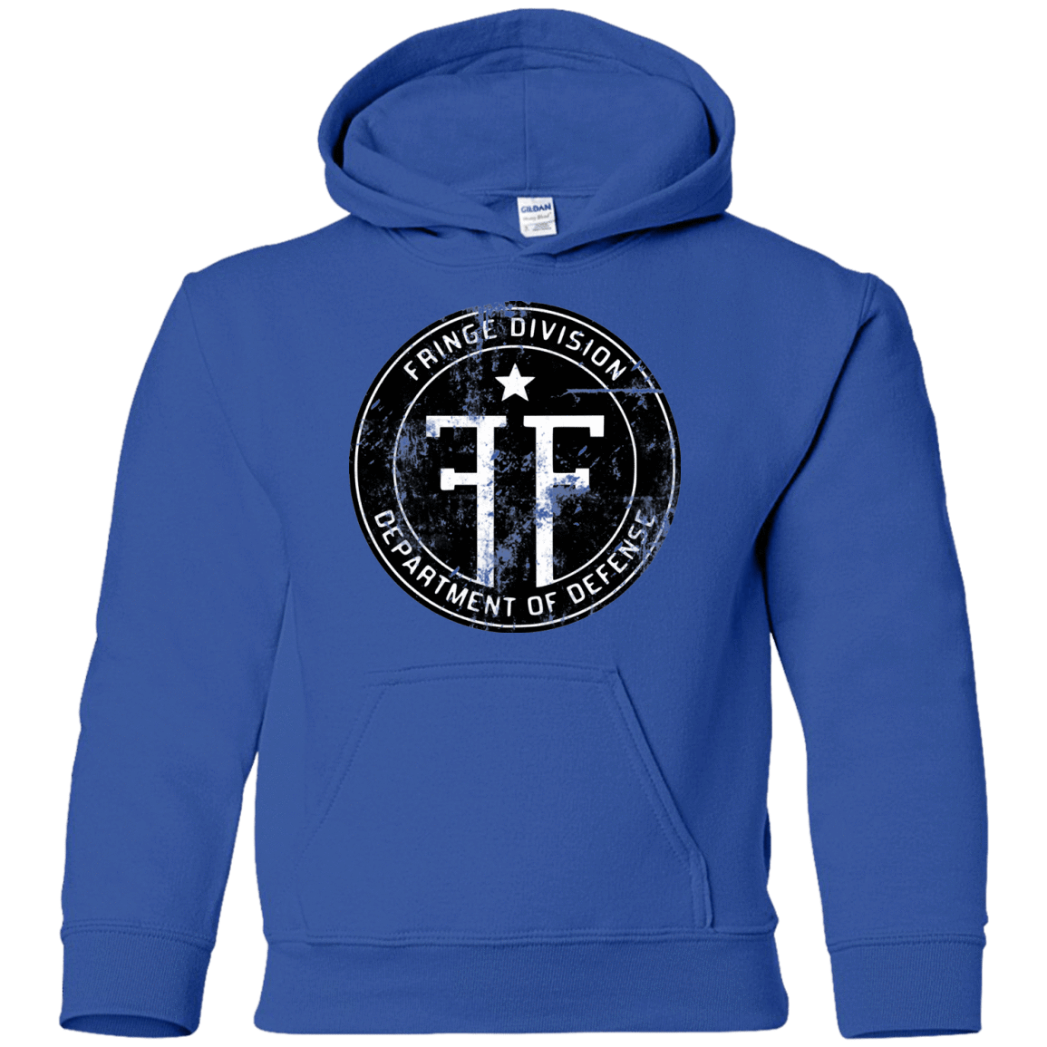 Sweatshirts Royal / YS Fringe Logo Vintage Youth Hoodie