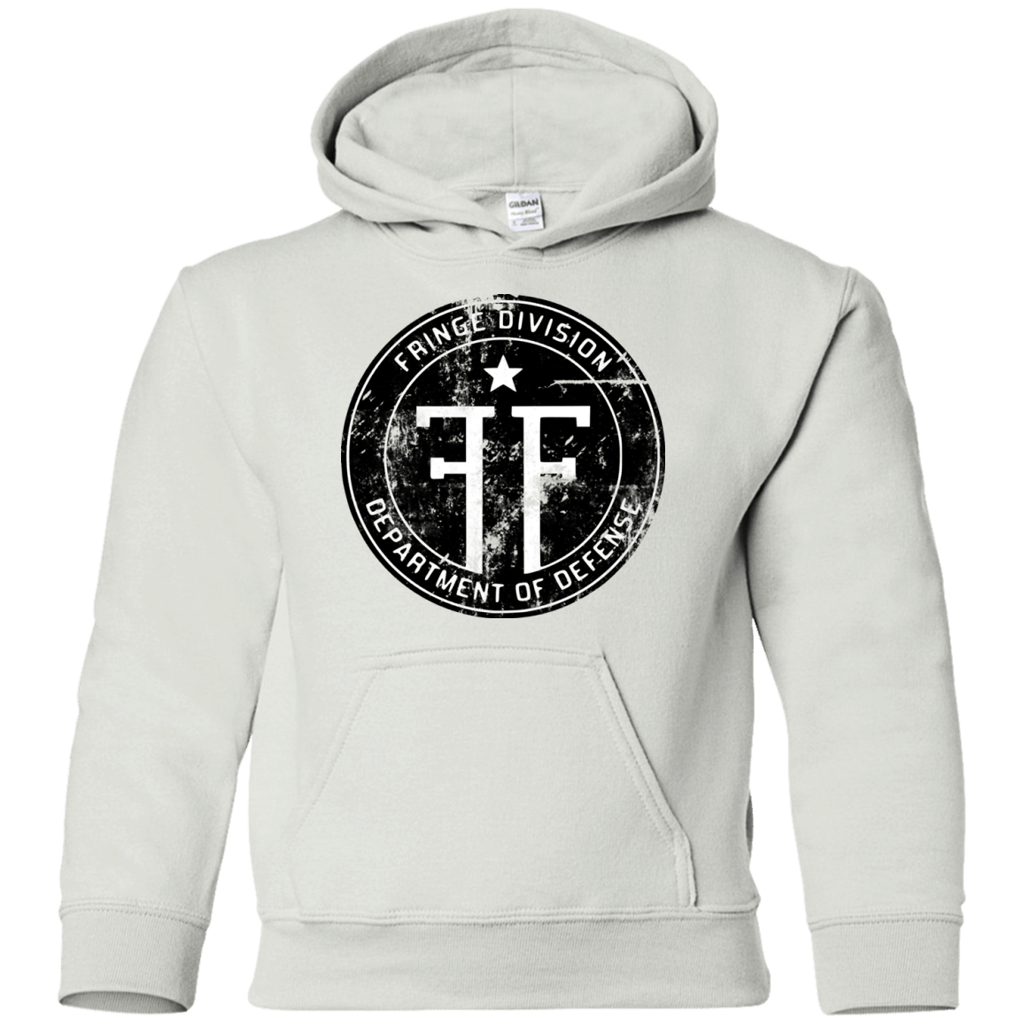 Sweatshirts White / YS Fringe Logo Vintage Youth Hoodie