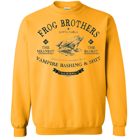 Sweatshirts Gold / Small Frog Brothers Crewneck Sweatshirt