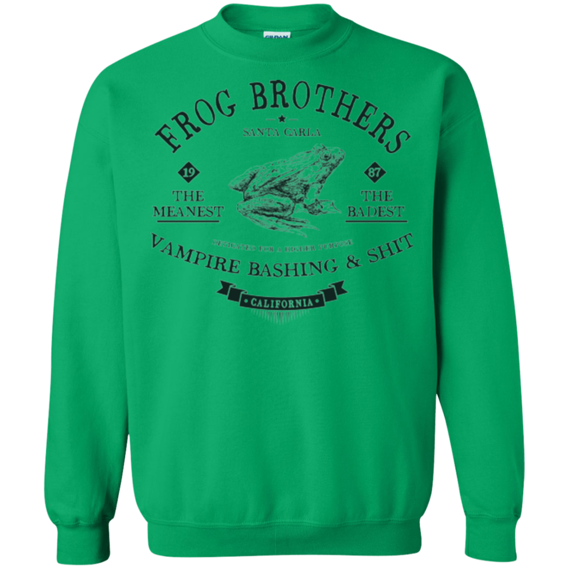 Sweatshirts Irish Green / Small Frog Brothers Crewneck Sweatshirt