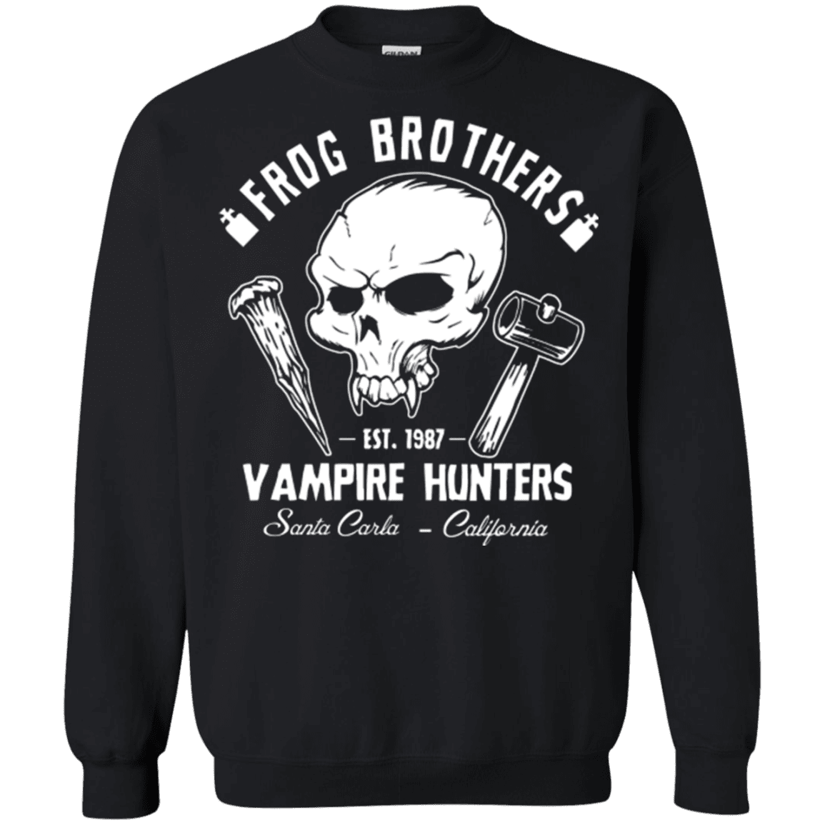 Sweatshirts Black / Small Frog Brothers Vampire Hunters Crewneck Sweatshirt