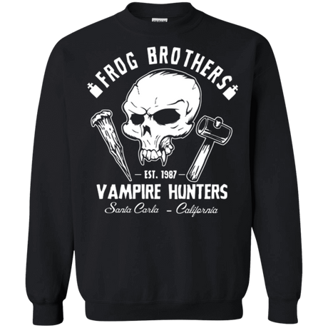 Sweatshirts Black / Small Frog Brothers Vampire Hunters Crewneck Sweatshirt