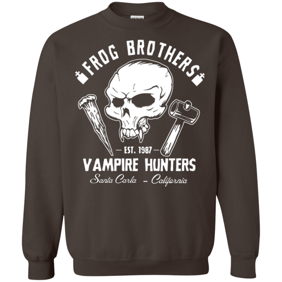 Sweatshirts Dark Chocolate / Small Frog Brothers Vampire Hunters Crewneck Sweatshirt