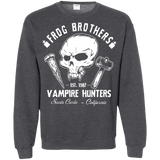 Sweatshirts Dark Heather / Small Frog Brothers Vampire Hunters Crewneck Sweatshirt