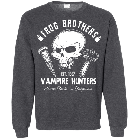 Sweatshirts Dark Heather / Small Frog Brothers Vampire Hunters Crewneck Sweatshirt