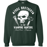 Sweatshirts Forest Green / Small Frog Brothers Vampire Hunters Crewneck Sweatshirt
