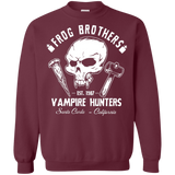 Sweatshirts Maroon / Small Frog Brothers Vampire Hunters Crewneck Sweatshirt