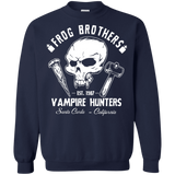 Sweatshirts Navy / Small Frog Brothers Vampire Hunters Crewneck Sweatshirt