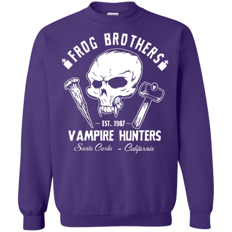 Sweatshirts Purple / Small Frog Brothers Vampire Hunters Crewneck Sweatshirt