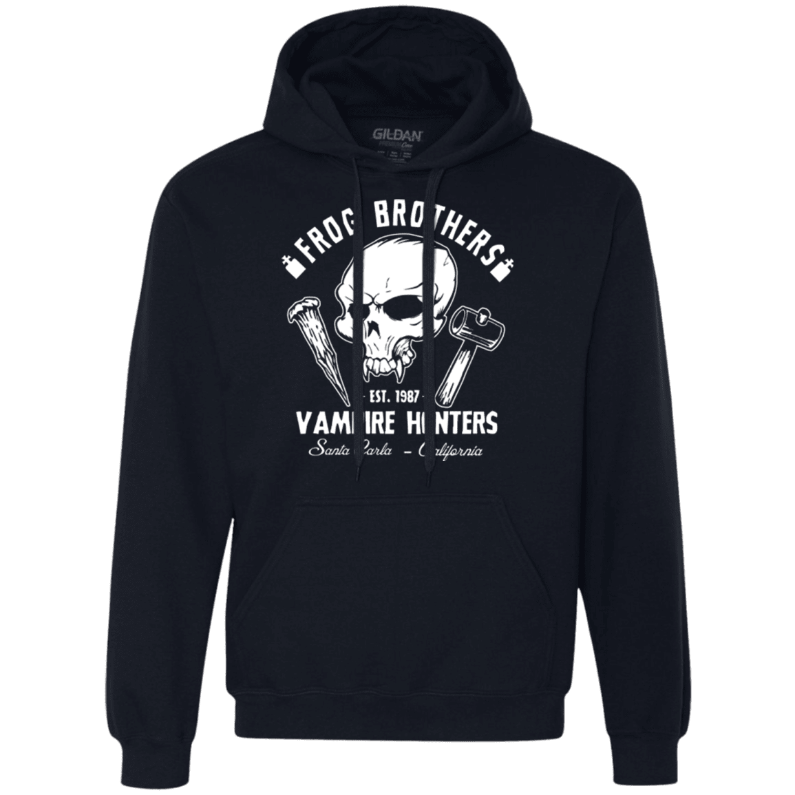 Sweatshirts Navy / Small Frog Brothers Vampire Hunters Premium Fleece Hoodie