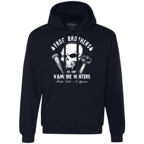 Sweatshirts Navy / Small Frog Brothers Vampire Hunters Premium Fleece Hoodie