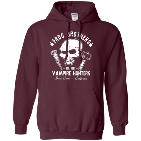 Sweatshirts Maroon / Small Frog Brothers Vampire Hunters Pullover Hoodie