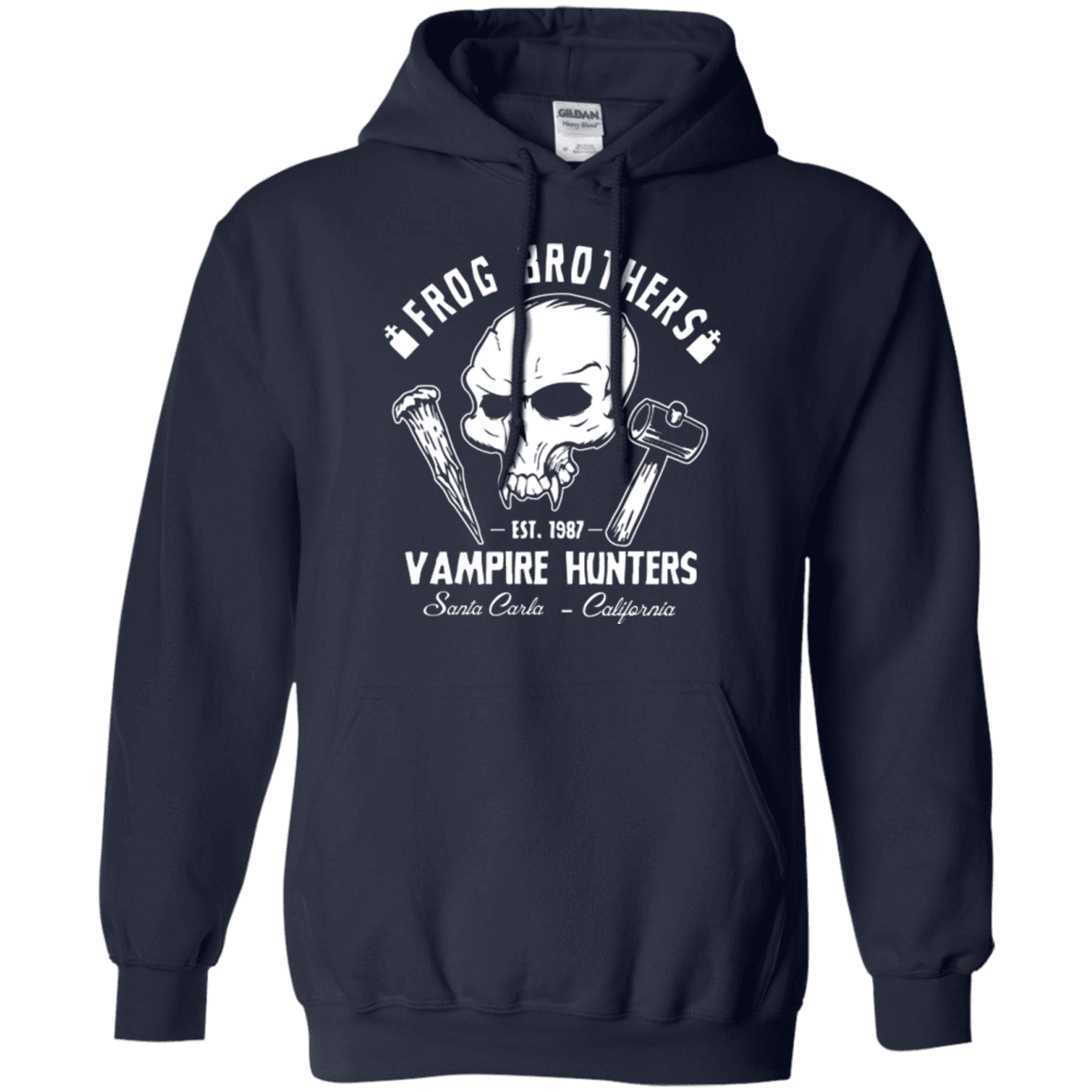 Sweatshirts Navy / Small Frog Brothers Vampire Hunters Pullover Hoodie