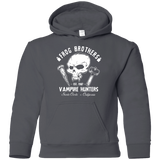 Sweatshirts Charcoal / YS Frog Brothers Vampire Hunters Youth Hoodie