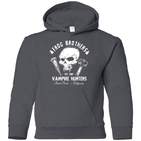Sweatshirts Charcoal / YS Frog Brothers Vampire Hunters Youth Hoodie
