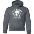 Sweatshirts Dark Heather / YS Frog Brothers Vampire Hunters Youth Hoodie