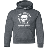Sweatshirts Dark Heather / YS Frog Brothers Vampire Hunters Youth Hoodie