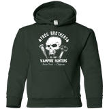 Sweatshirts Forest Green / YS Frog Brothers Vampire Hunters Youth Hoodie