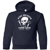 Sweatshirts Navy / YS Frog Brothers Vampire Hunters Youth Hoodie