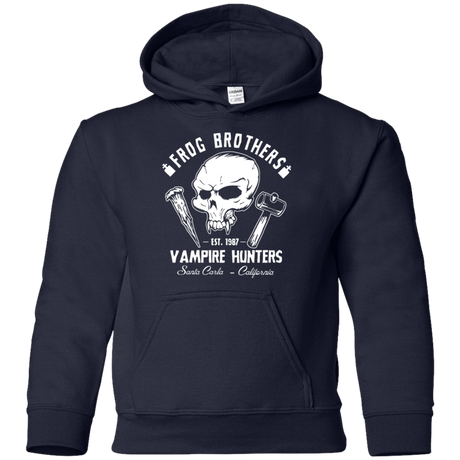 Sweatshirts Navy / YS Frog Brothers Vampire Hunters Youth Hoodie