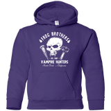 Sweatshirts Purple / YS Frog Brothers Vampire Hunters Youth Hoodie