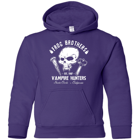 Sweatshirts Purple / YS Frog Brothers Vampire Hunters Youth Hoodie