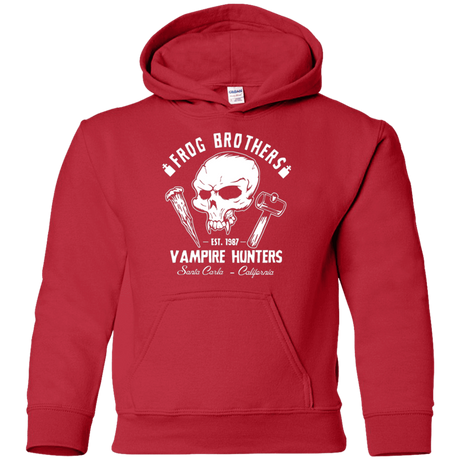 Sweatshirts Red / YS Frog Brothers Vampire Hunters Youth Hoodie