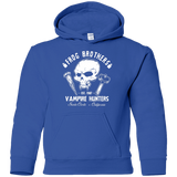 Sweatshirts Royal / YS Frog Brothers Vampire Hunters Youth Hoodie