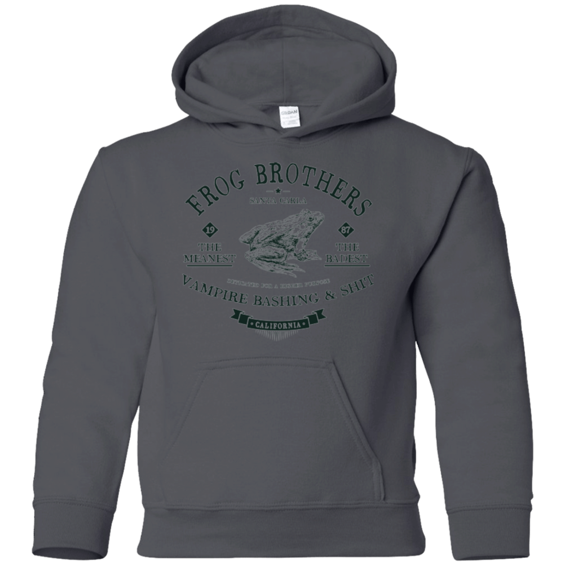 Sweatshirts Charcoal / YS Frog Brothers Youth Hoodie