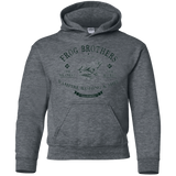 Sweatshirts Dark Heather / YS Frog Brothers Youth Hoodie