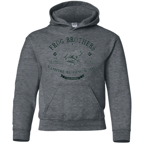 Sweatshirts Dark Heather / YS Frog Brothers Youth Hoodie