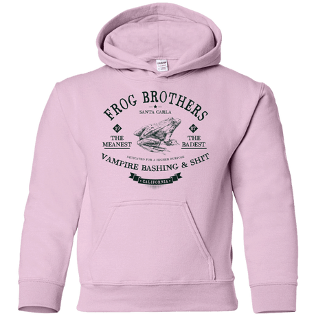Sweatshirts Light Pink / YS Frog Brothers Youth Hoodie