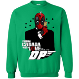 Sweatshirts Irish Green / Small From Canada with Love Crewneck Sweatshirt