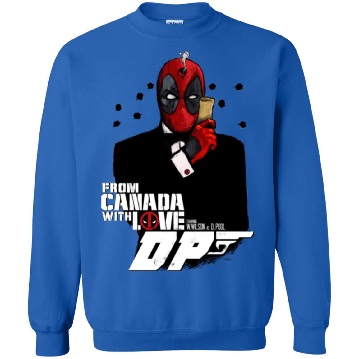 Sweatshirts Royal / Small From Canada with Love Crewneck Sweatshirt