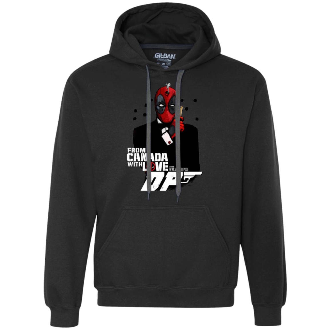 Sweatshirts Black / Small From Canada with Love Premium Fleece Hoodie