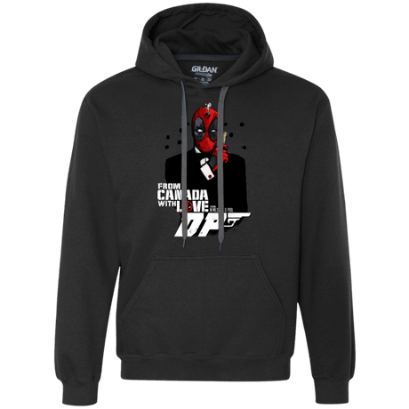 Sweatshirts Black / Small From Canada with Love Premium Fleece Hoodie