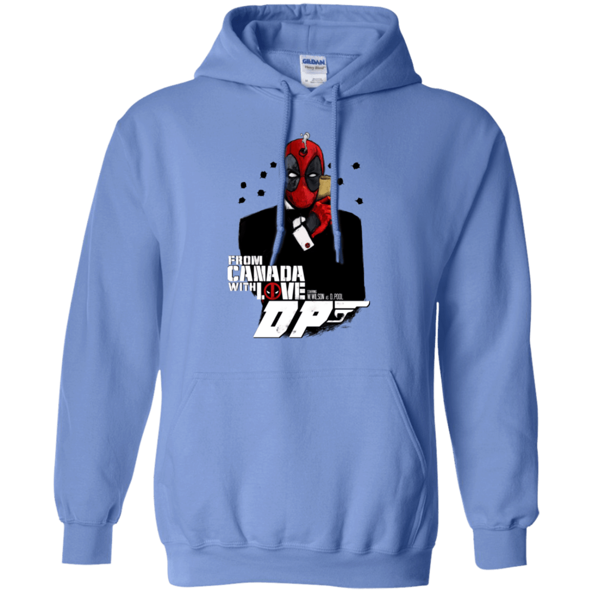 Sweatshirts Carolina Blue / Small From Canada with Love Pullover Hoodie