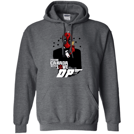 Sweatshirts Dark Heather / Small From Canada with Love Pullover Hoodie