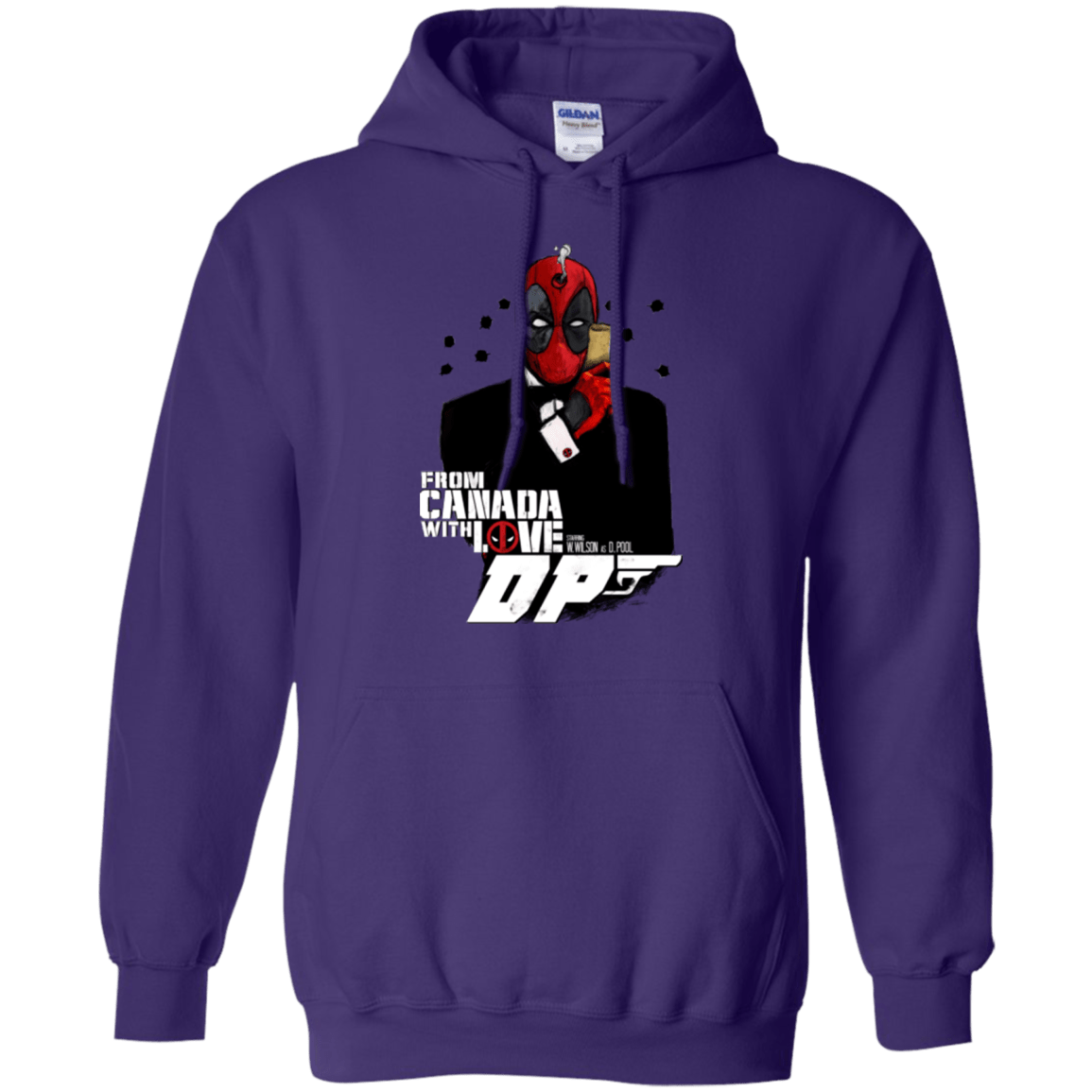 Sweatshirts Purple / Small From Canada with Love Pullover Hoodie