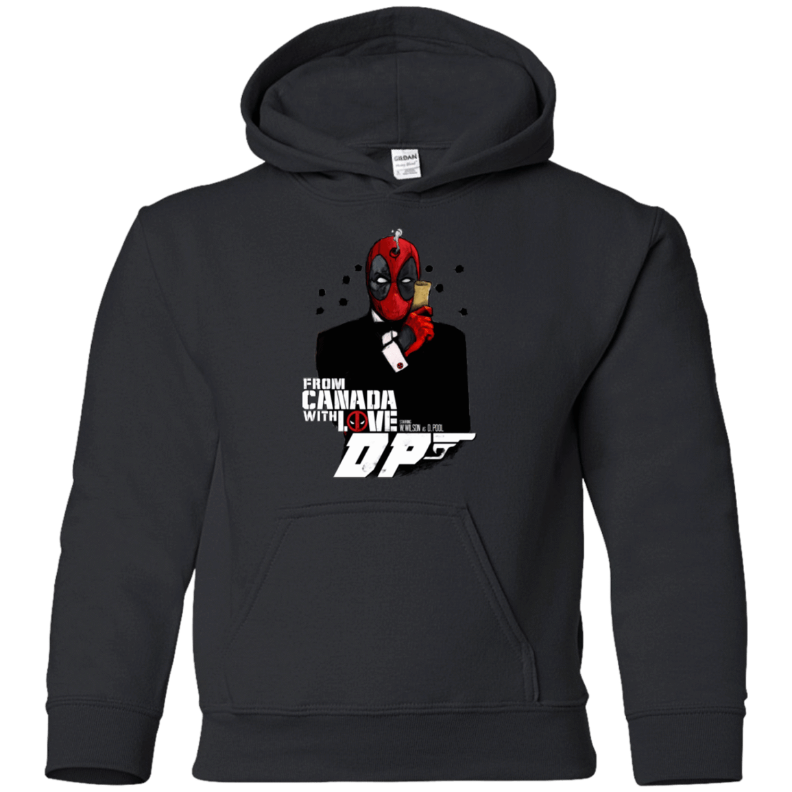 Sweatshirts Black / YS From Canada with Love Youth Hoodie