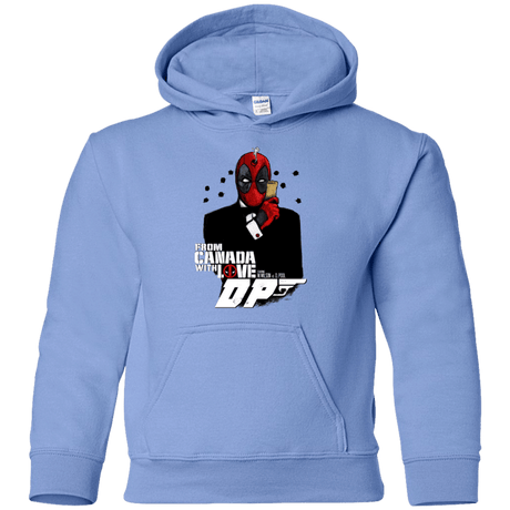 Sweatshirts Carolina Blue / YS From Canada with Love Youth Hoodie