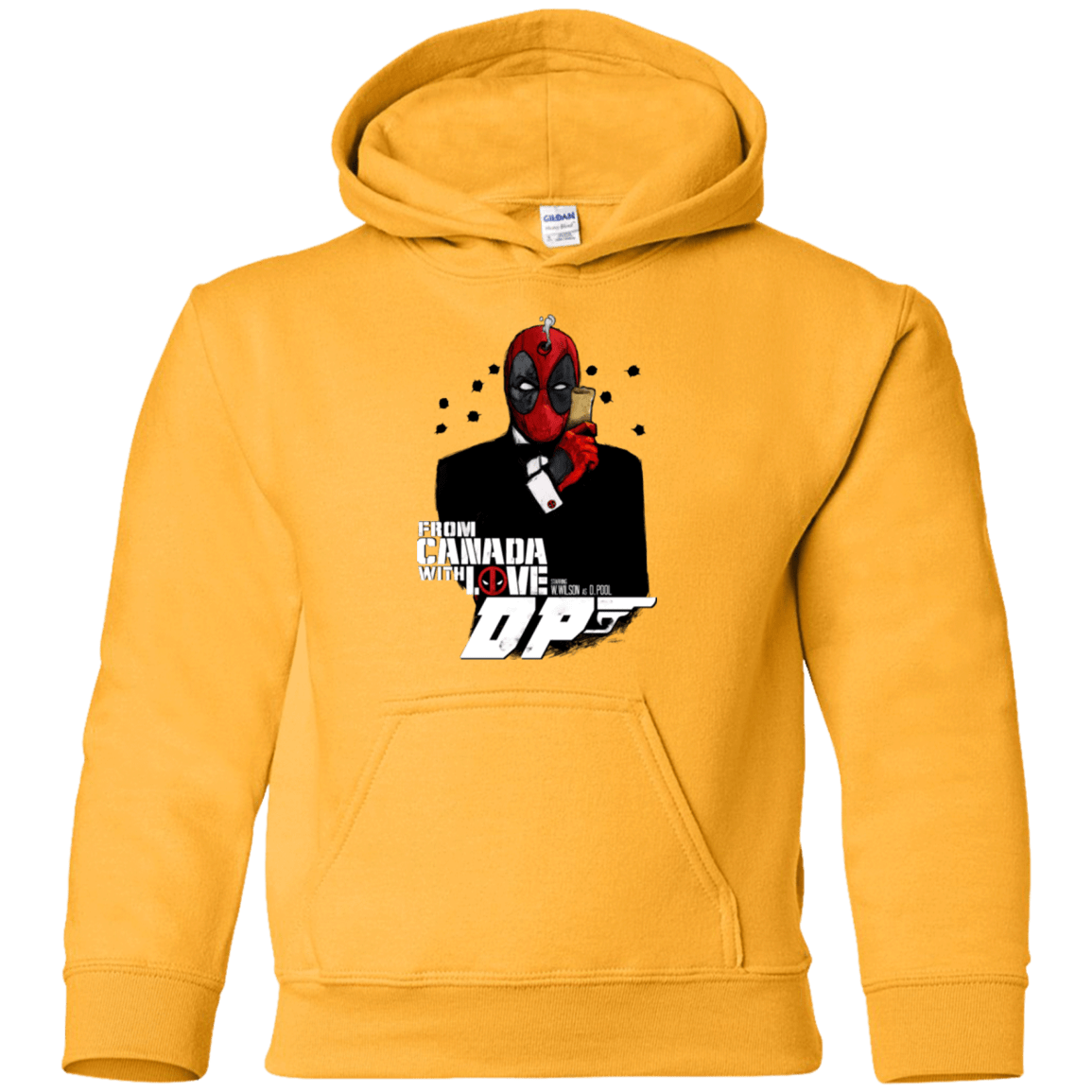 Sweatshirts Gold / YS From Canada with Love Youth Hoodie