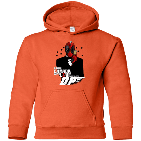 Sweatshirts Orange / YS From Canada with Love Youth Hoodie