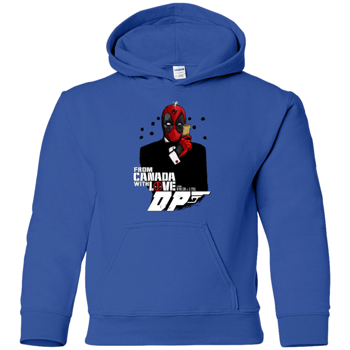 Sweatshirts Royal / YS From Canada with Love Youth Hoodie