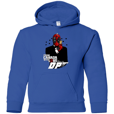 Sweatshirts Royal / YS From Canada with Love Youth Hoodie