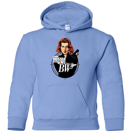 Sweatshirts Carolina Blue / YS From Russia with Love Youth Hoodie