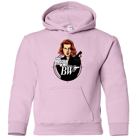 Sweatshirts Light Pink / YS From Russia with Love Youth Hoodie